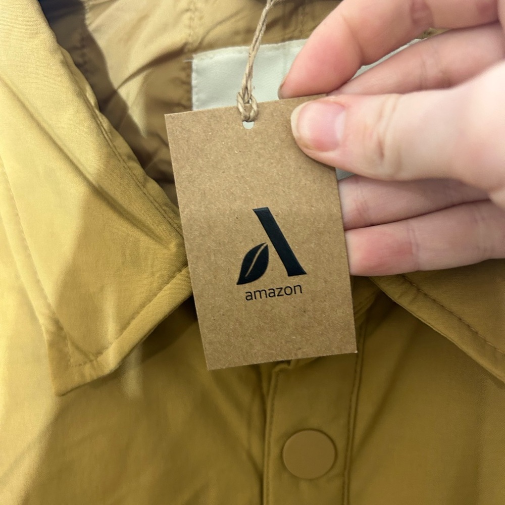 Amazon Men’s Tan Shacket‎ Size XL Tall NWT NEW - Picture 5 of 6